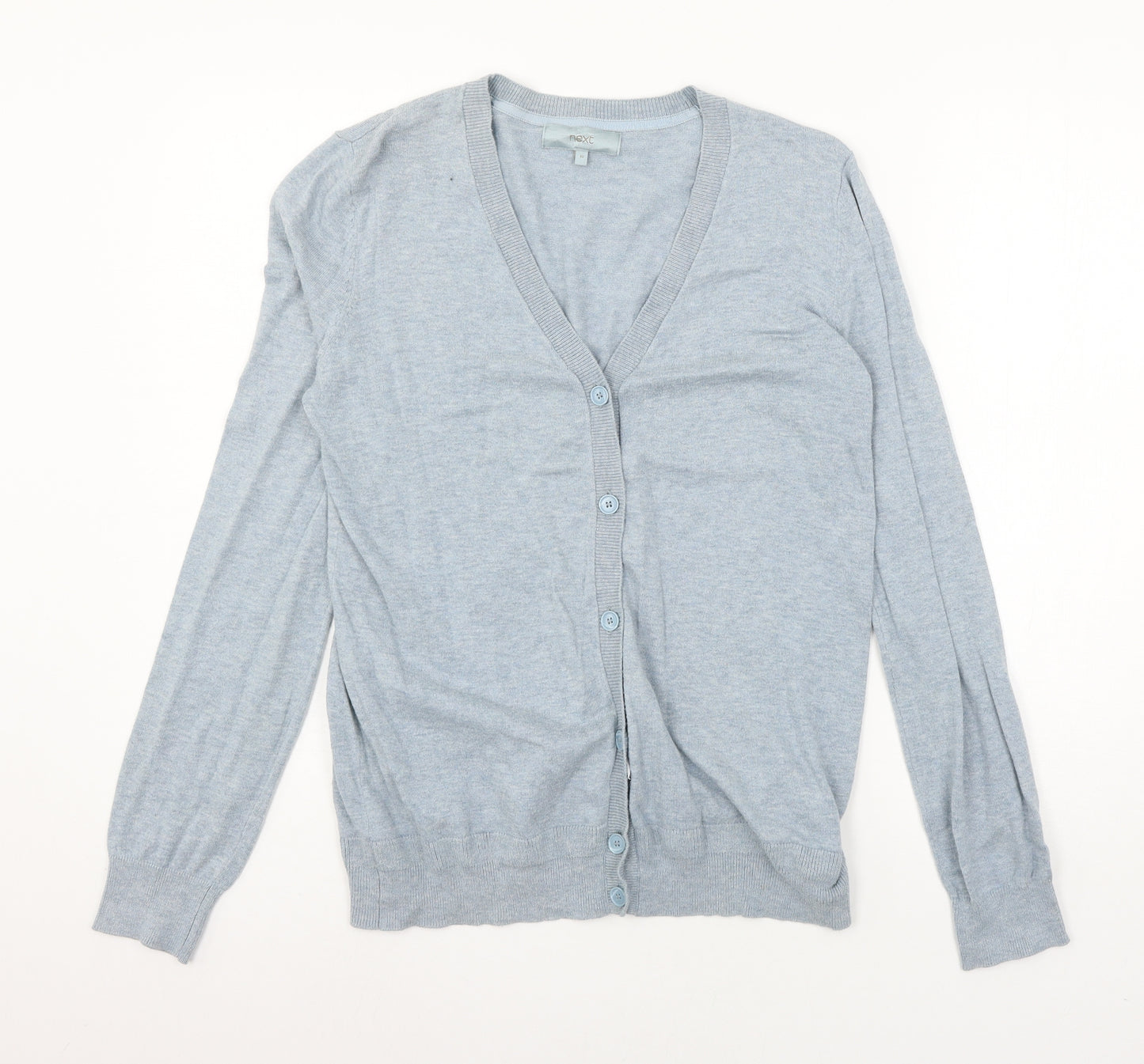 NEXT Womens Blue  Knit Cardigan Jumper Size 10