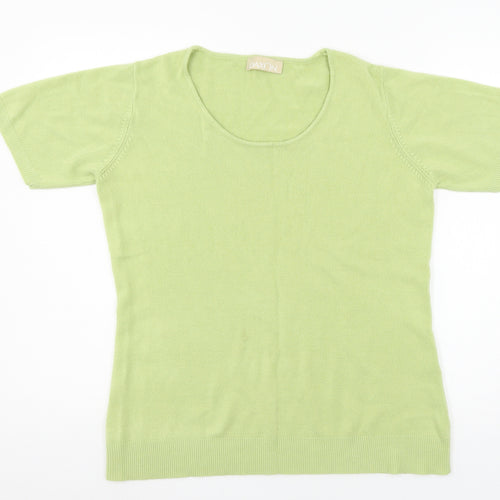 Daxon Womens Green   Basic T-Shirt Size 14
