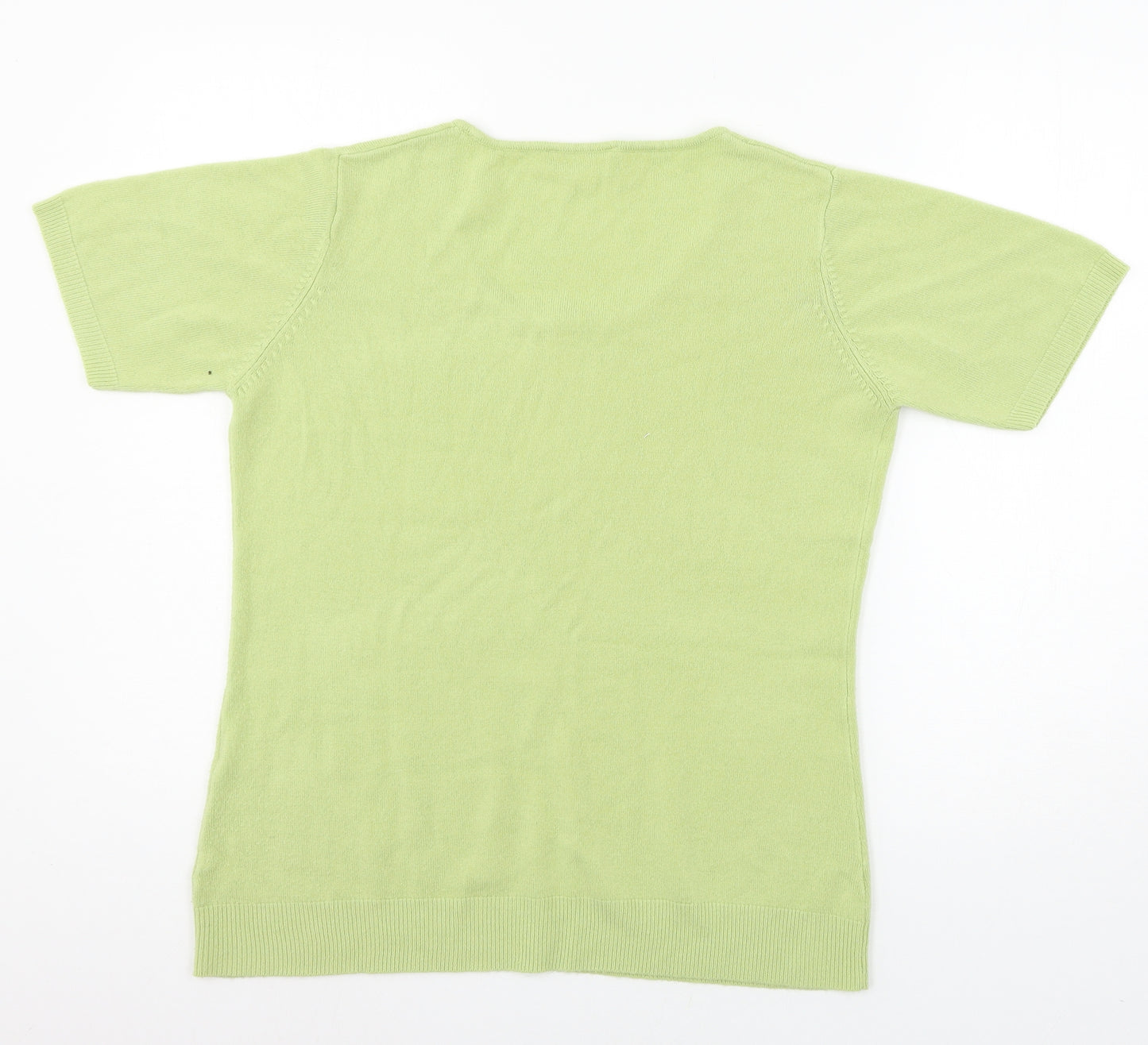 Daxon Womens Green   Basic T-Shirt Size 14