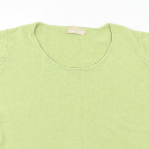 Daxon Womens Green   Basic T-Shirt Size 14