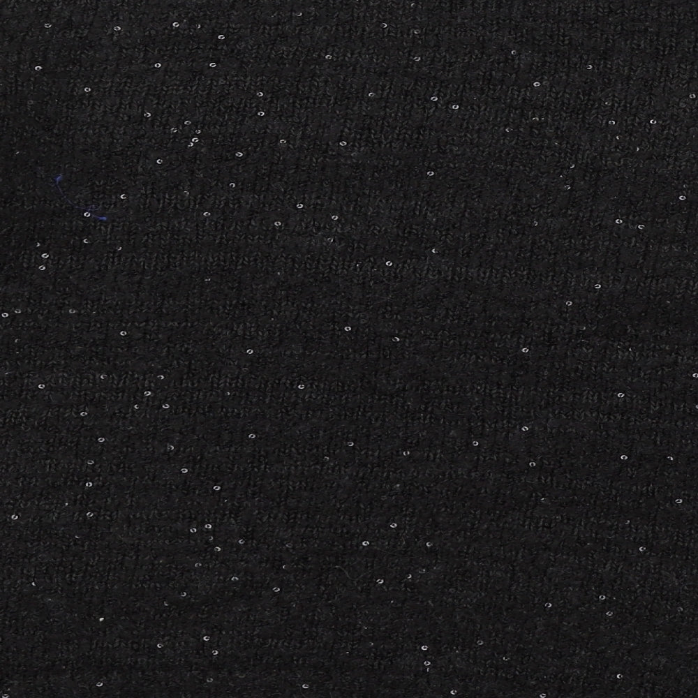 NEXT Womens Black  Knit Pullover Jumper Size 16