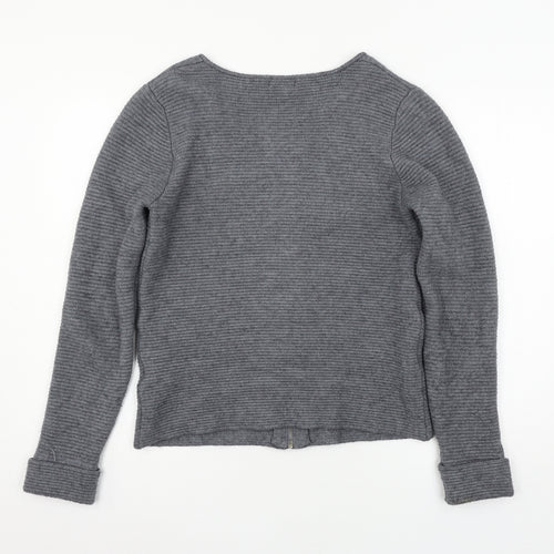 CASAMIA Womens Grey  Knit Cardigan Jumper Size S