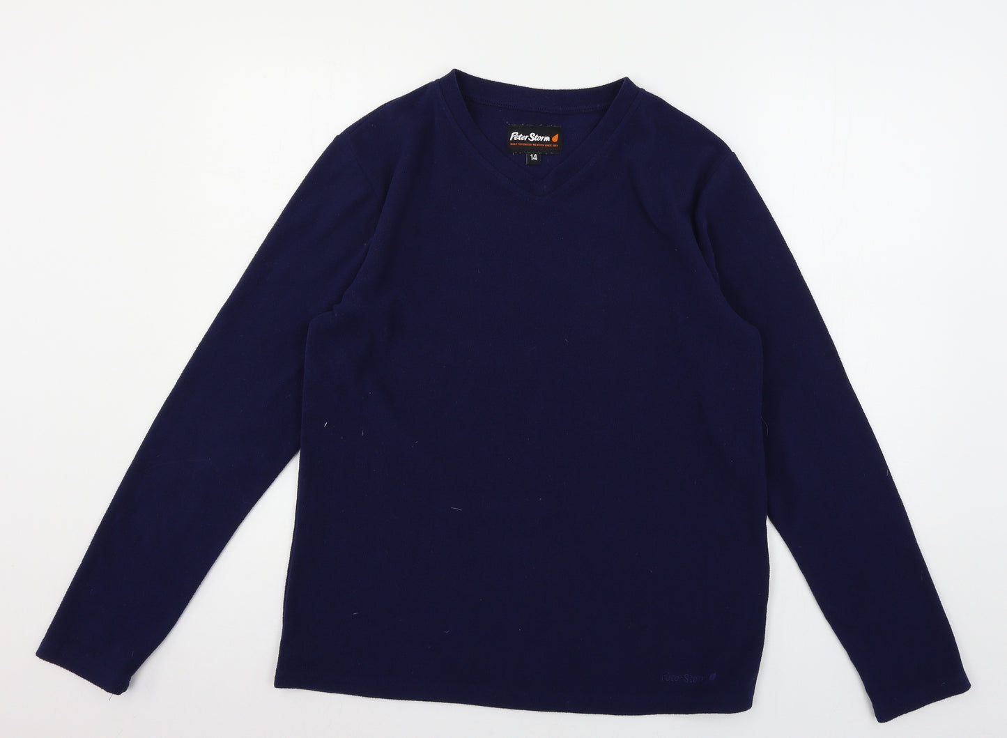 Peter Storm Womens Black  Fleece Pullover Jumper Size 14