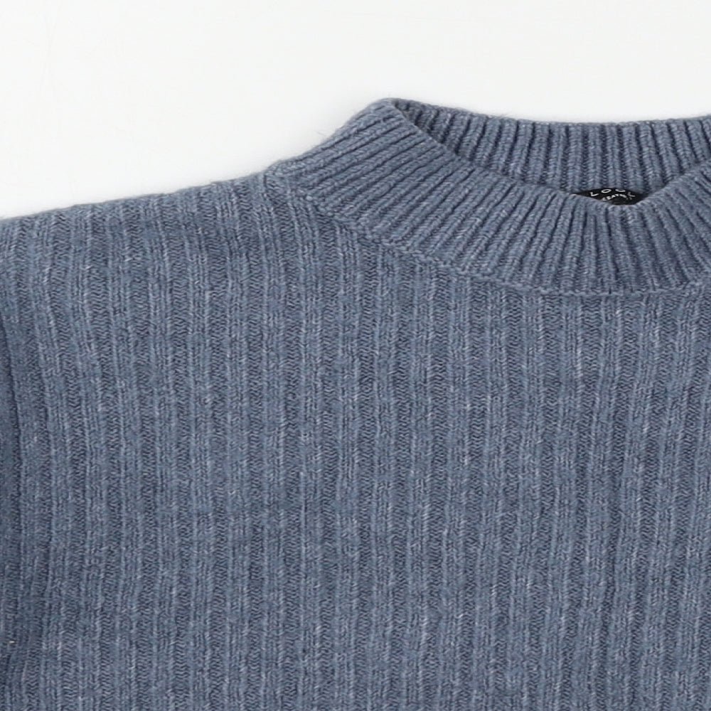 New Look Girls Blue  Knit Pullover Jumper Size 10 Years