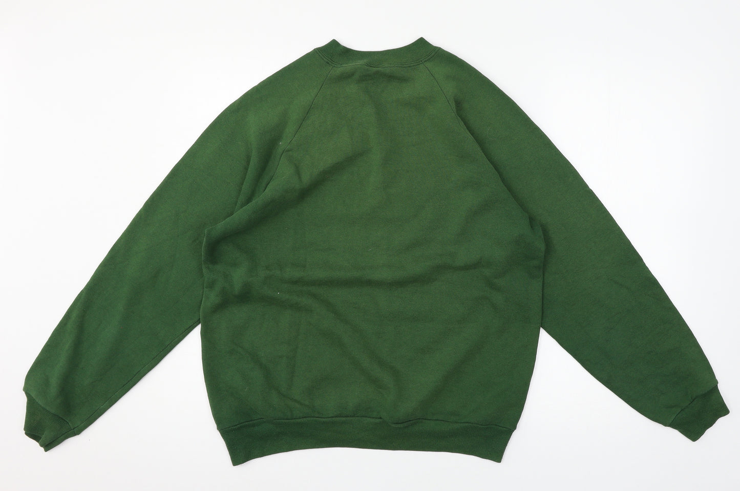 Fruit of the Loom Womens Green   Pullover Sweatshirt Size M