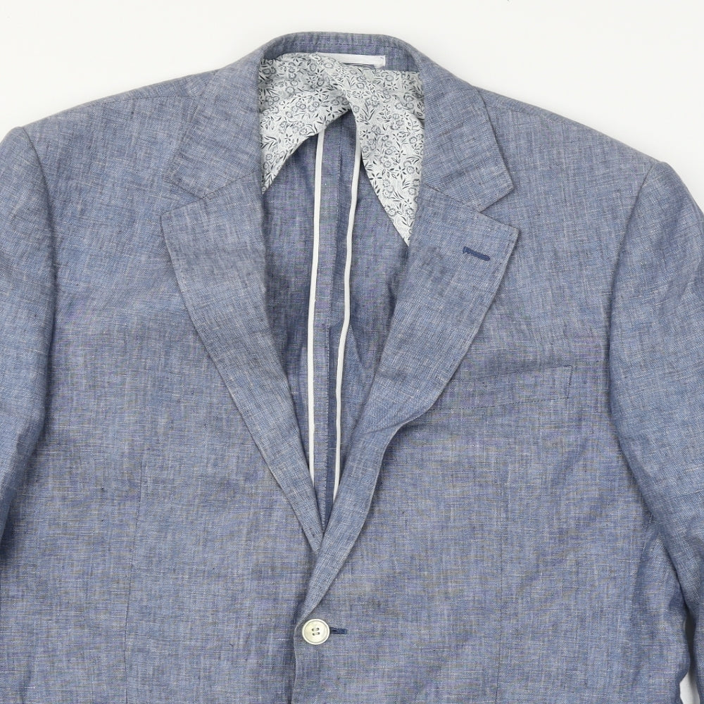 Austin Reed Mens Blue   Jacket Blazer Size XL