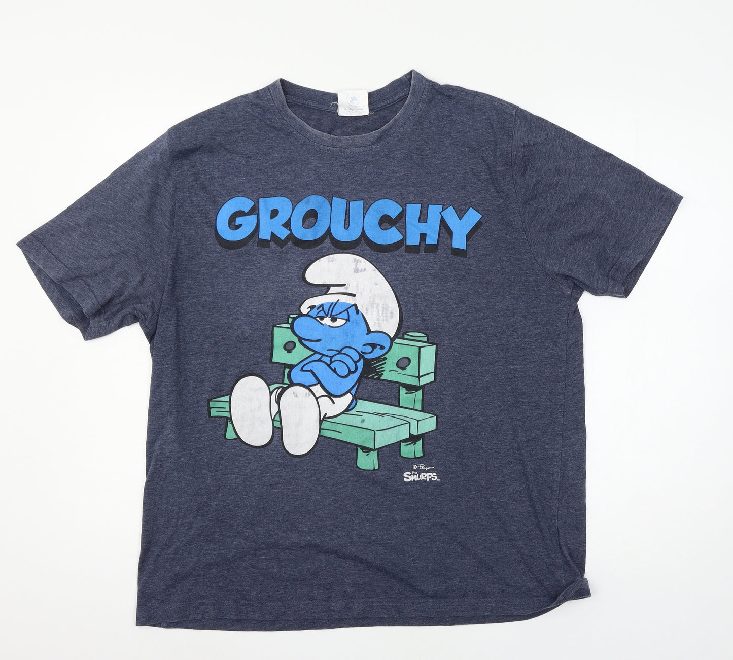 George Mens Blue  Jersey  T-Shirt Size L