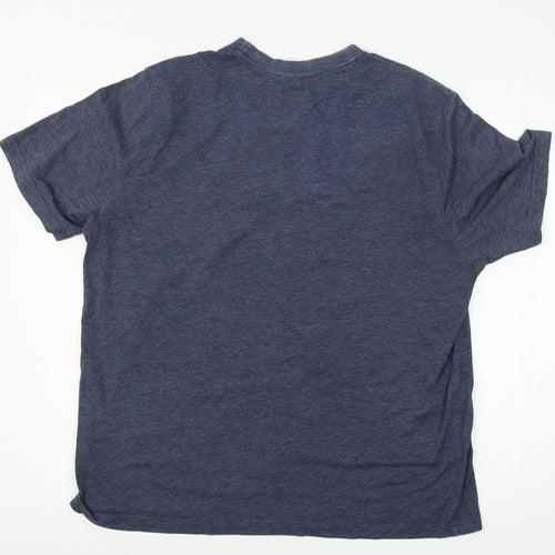 George Mens Blue  Jersey  T-Shirt Size L