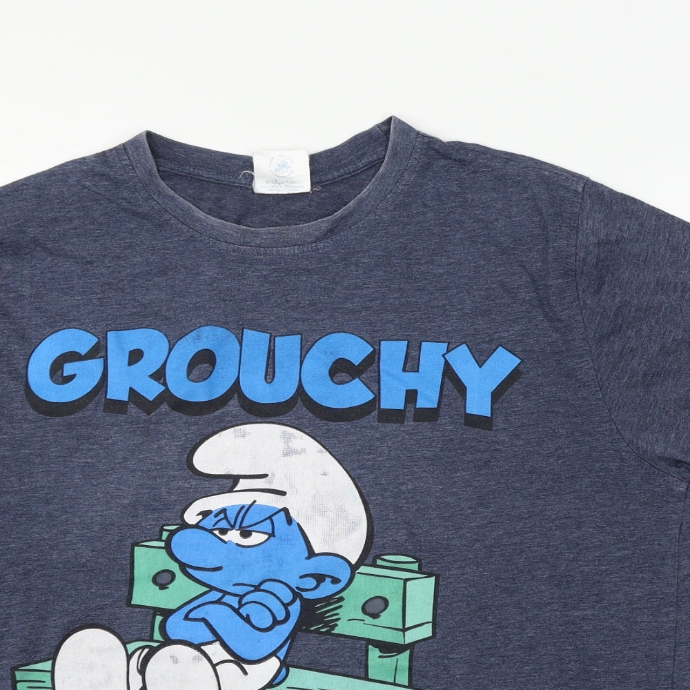 George Mens Blue  Jersey  T-Shirt Size L