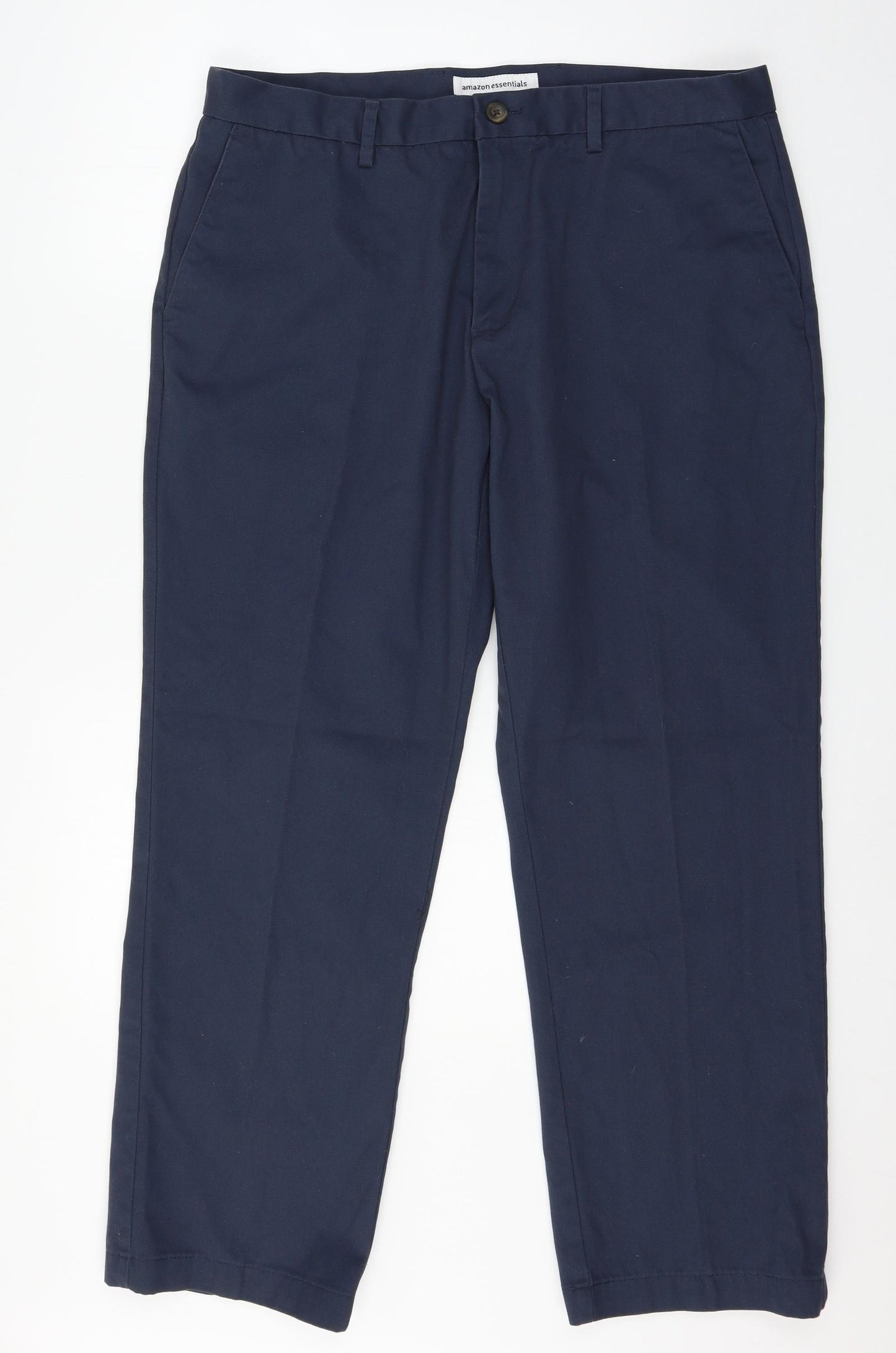 Amazon Essentials Mens Blue   Trousers  Size 36 in L30 in