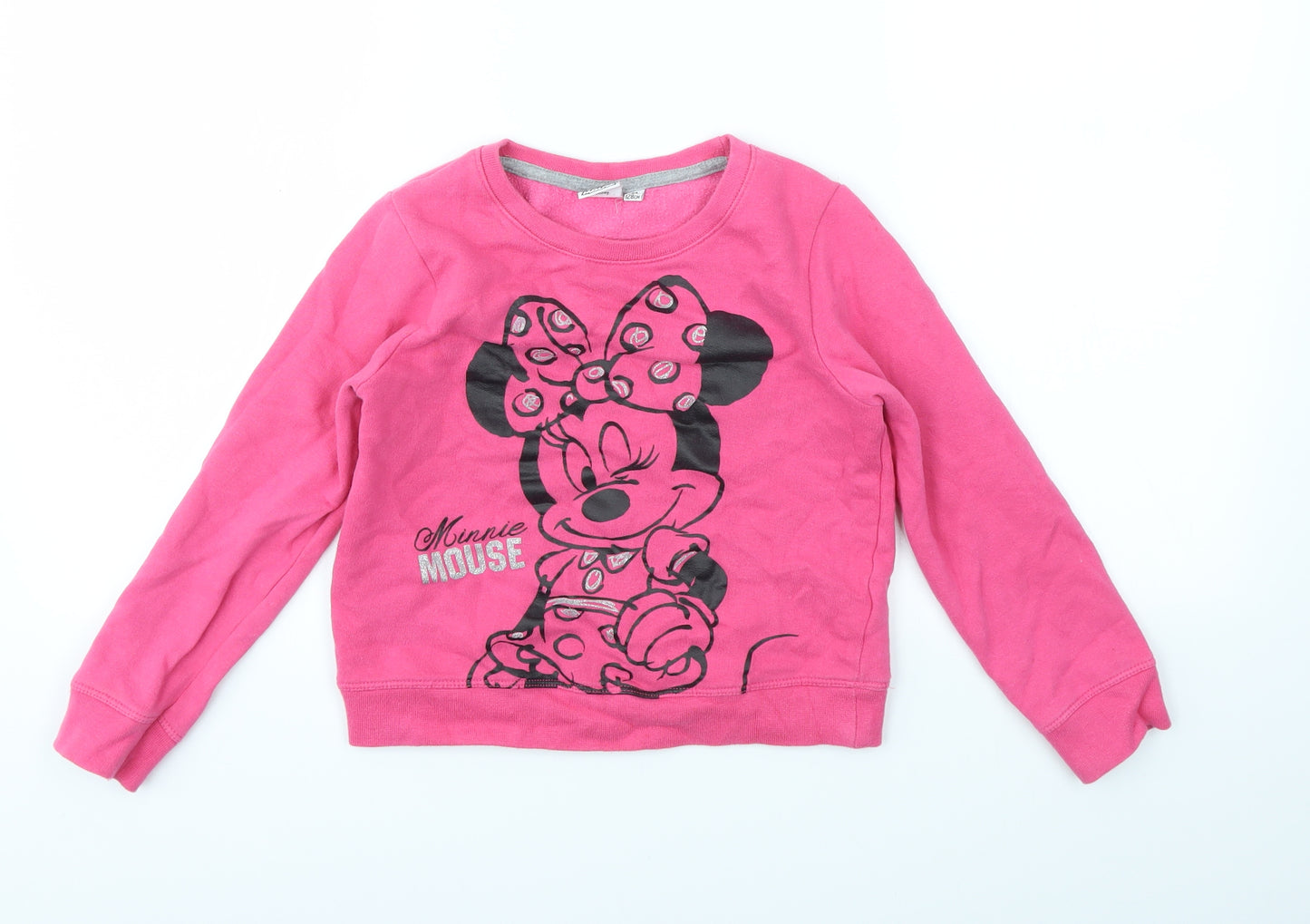 Disney Girls Pink   Pullover Jumper Size 8 Years