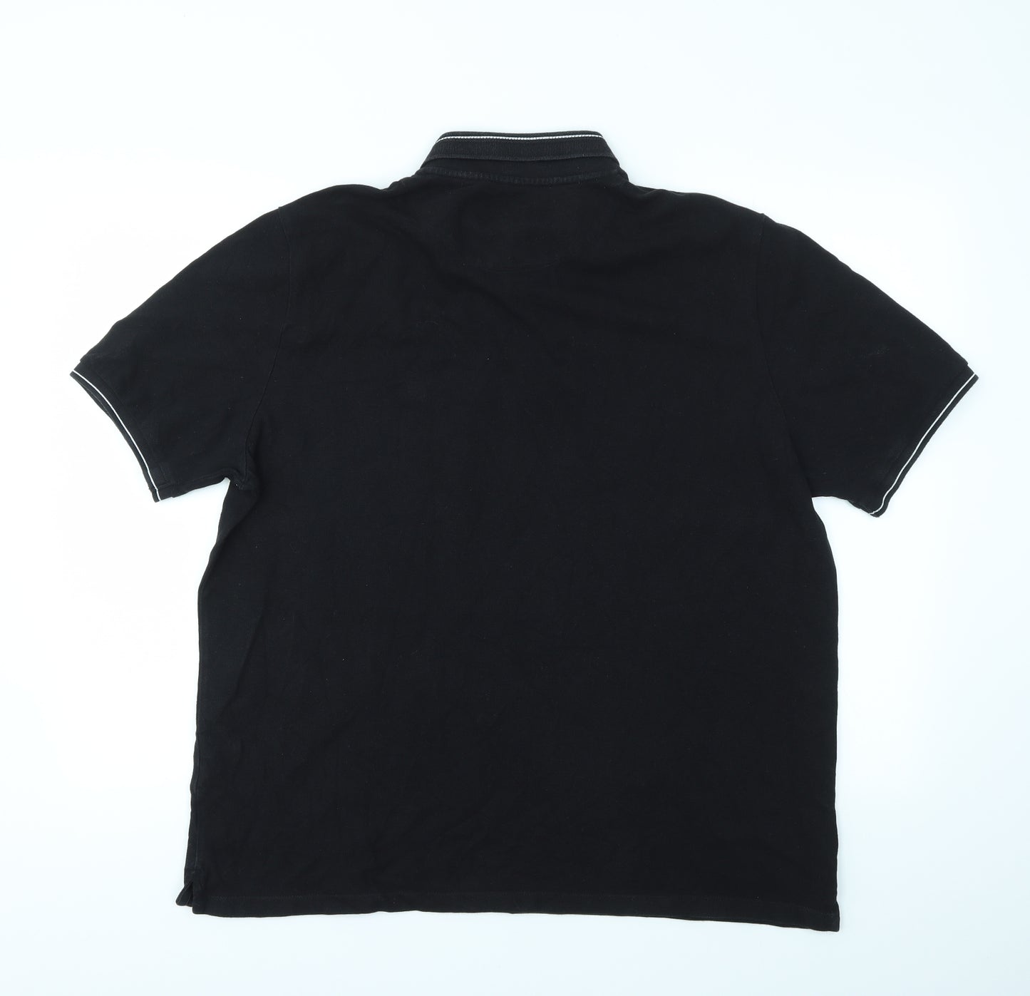 Lyle & Scott Mens Black    Polo Size XL