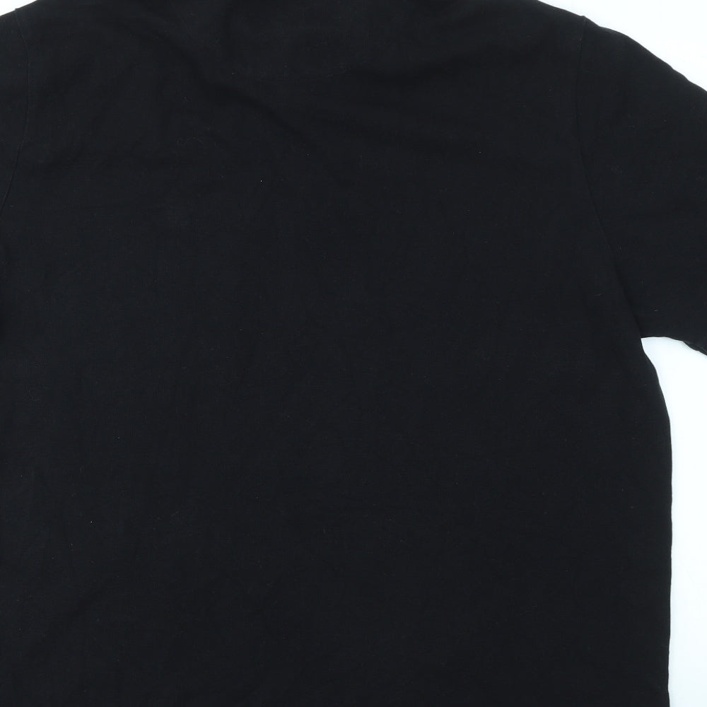 Lyle & Scott Mens Black    Polo Size XL