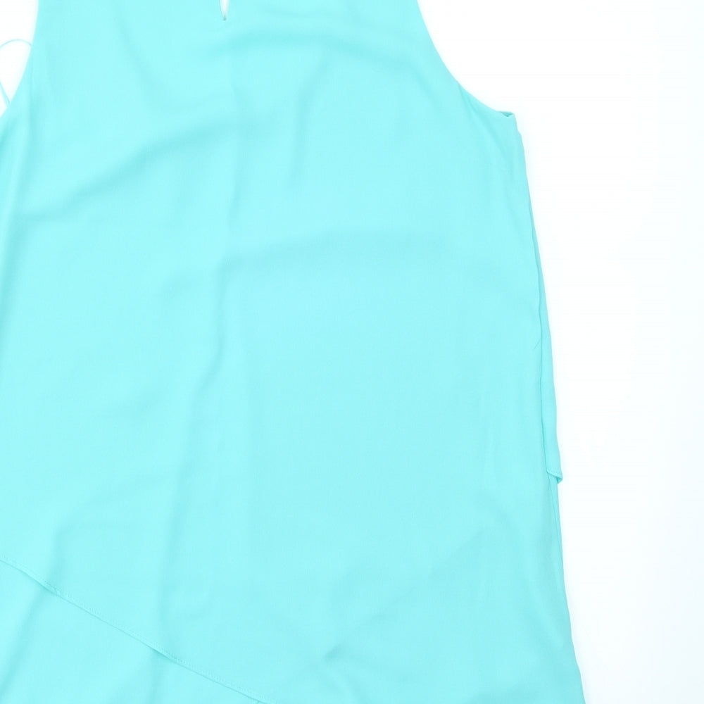 Roman Womens Blue   Basic Blouse Size 12
