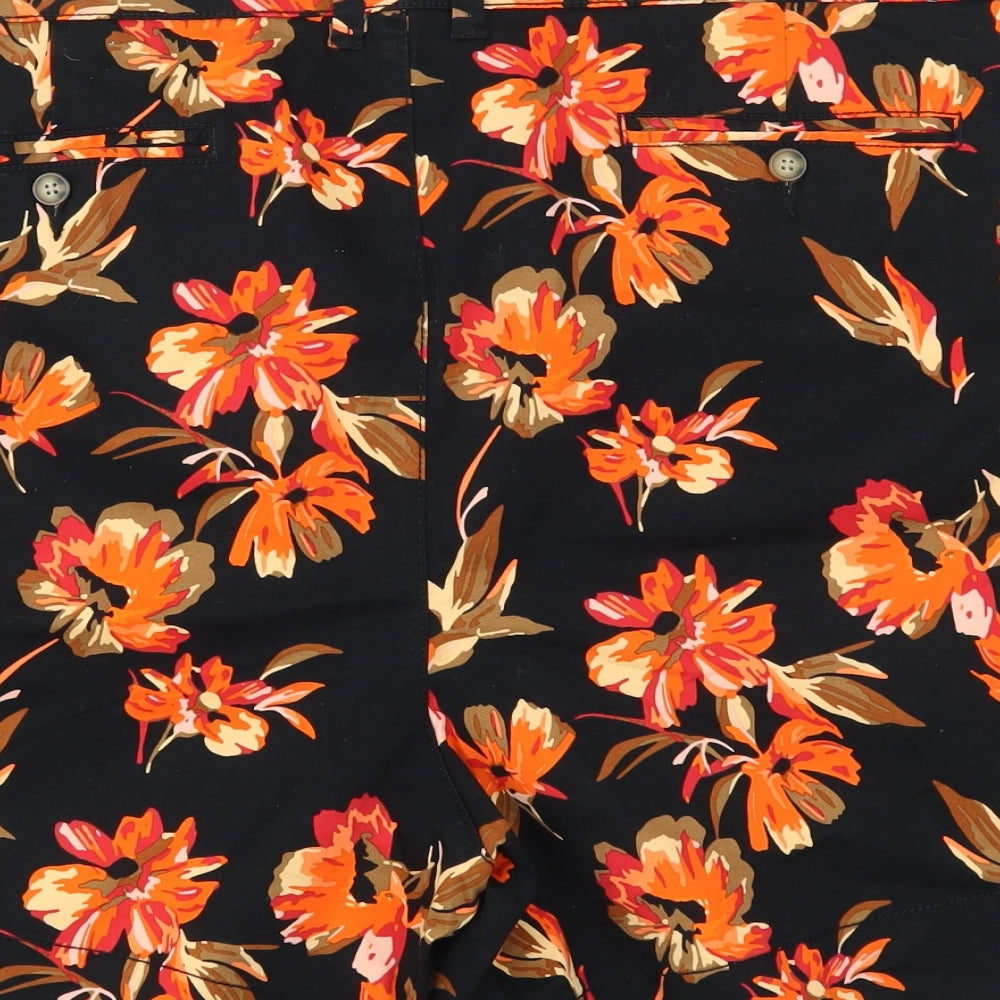 George Womens Multicoloured Floral  Cut-Off Shorts Size 22