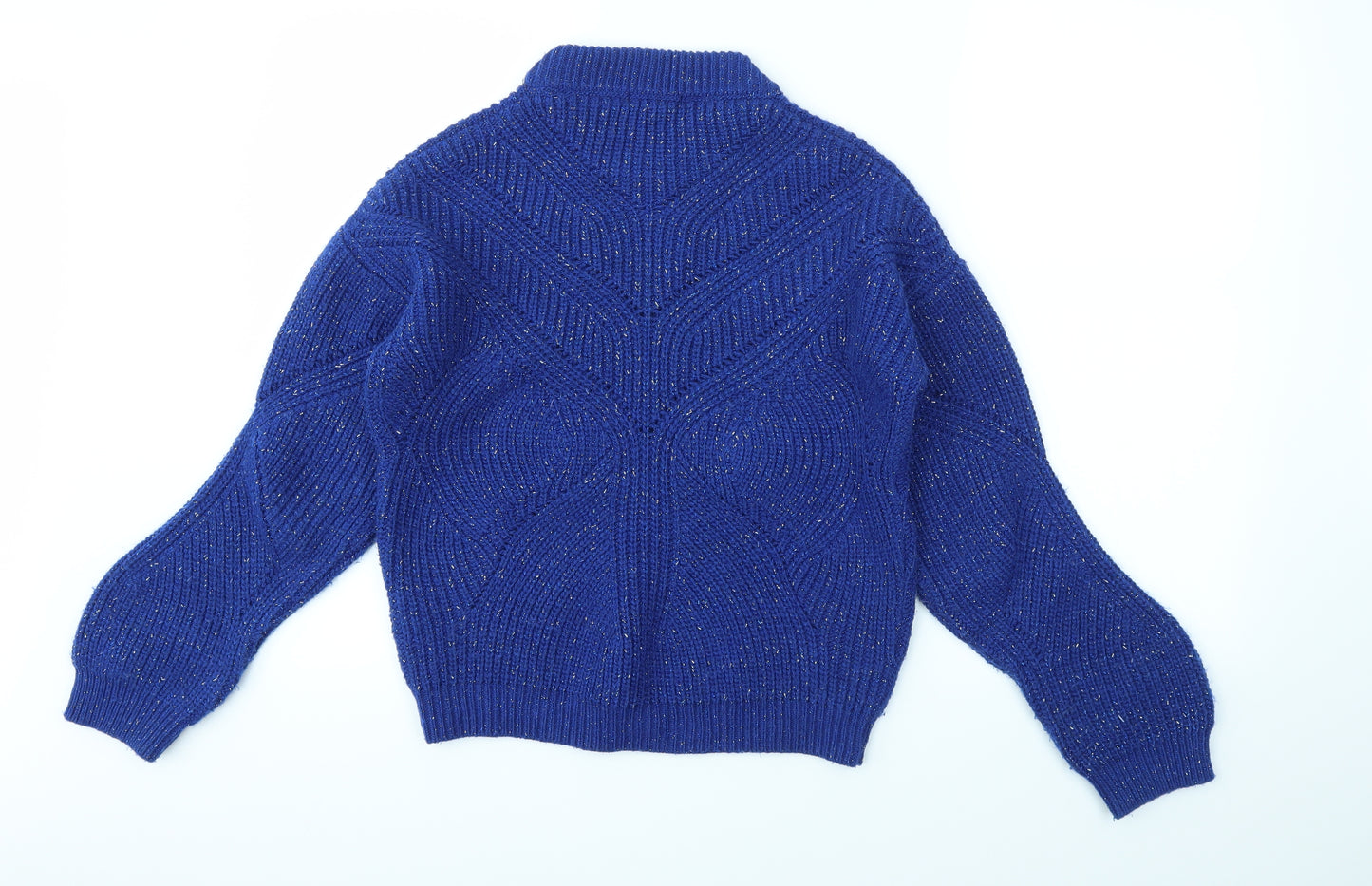 GUESS Womens Blue   Pullover Jumper Size M