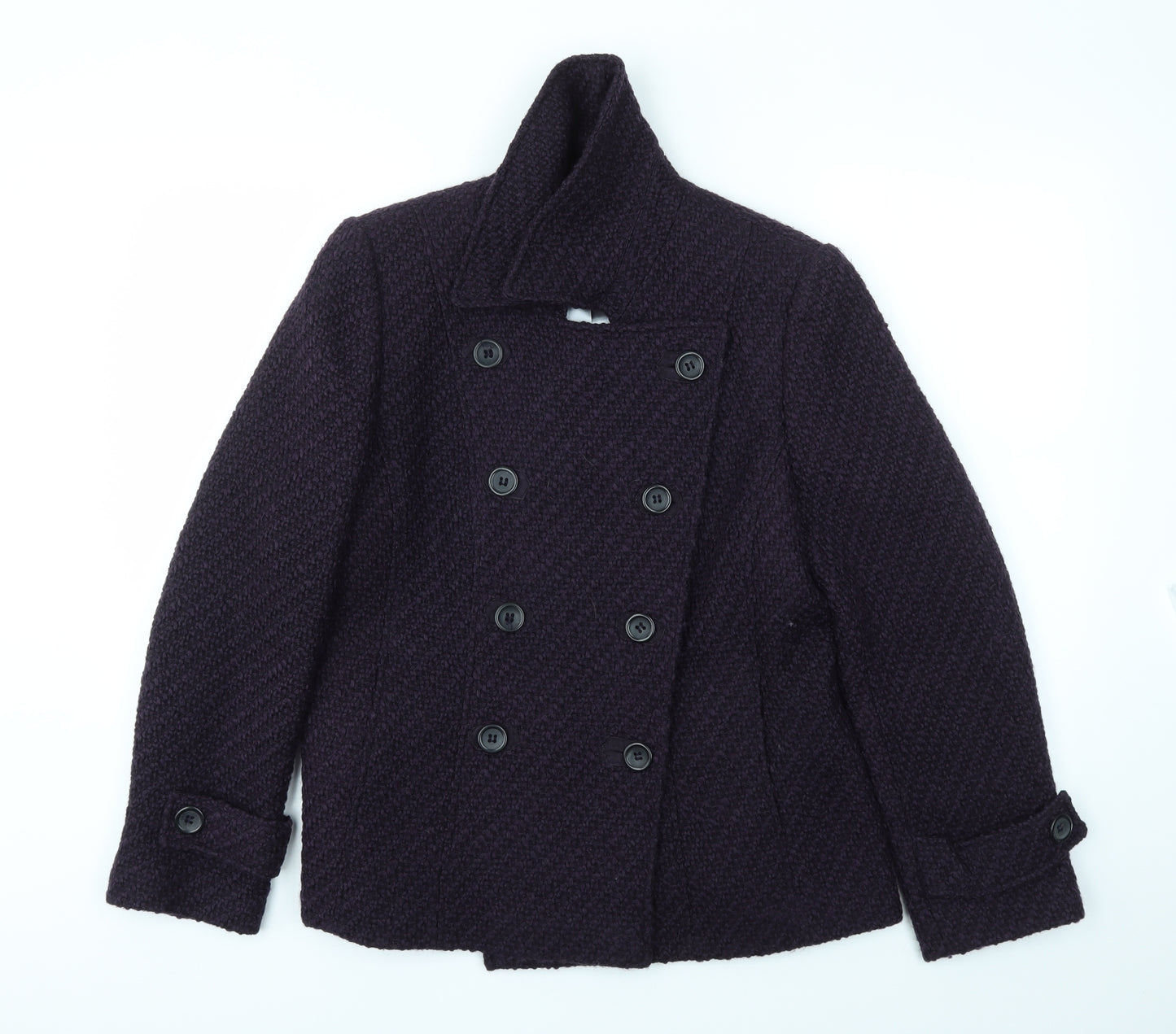 M&S Womens Purple   Jacket Coat Size 14