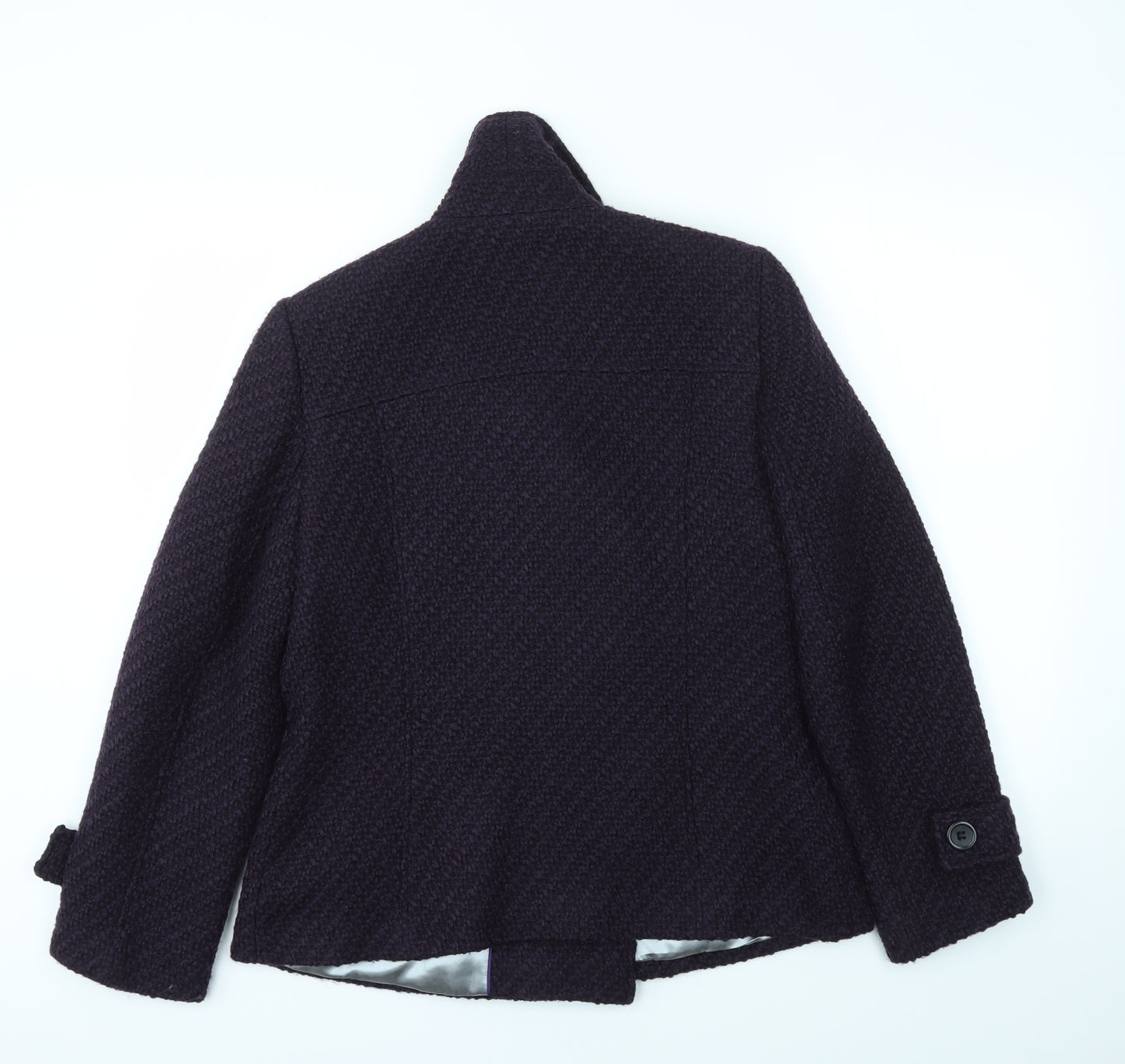 M&S Womens Purple   Jacket Coat Size 14