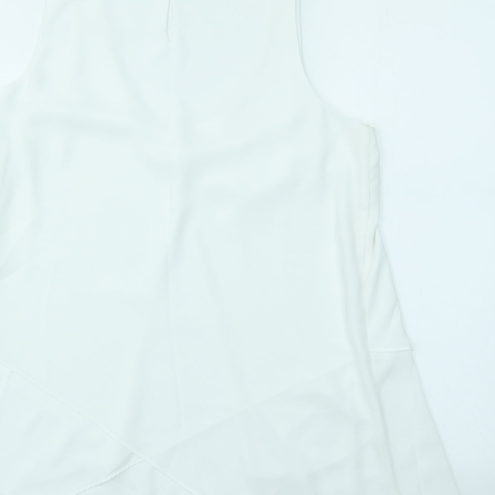 Roman Womens White   Basic Blouse Size 12