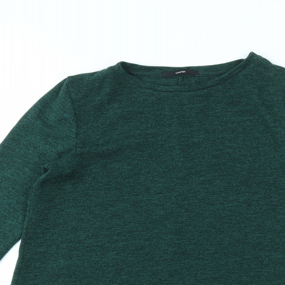 George Womens Green   Basic T-Shirt Size 10