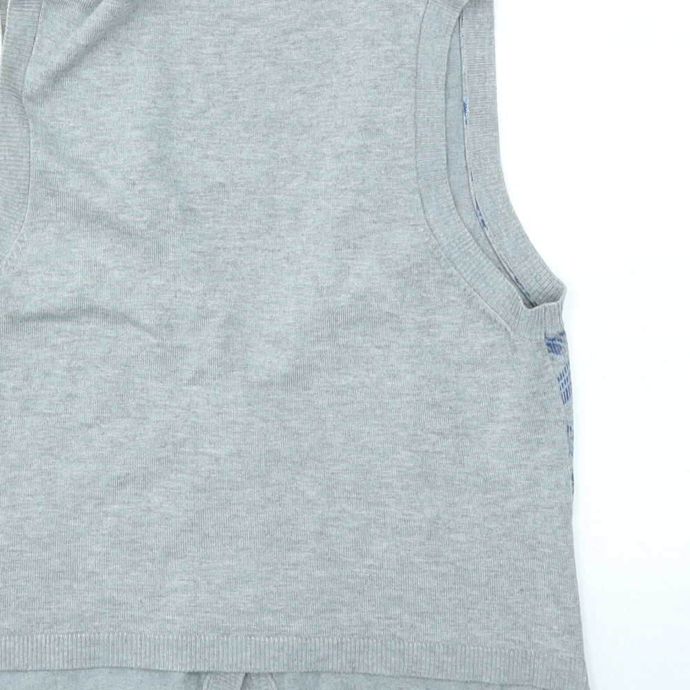 Preworn Womens Grey   Cardigan Jumper Size 10