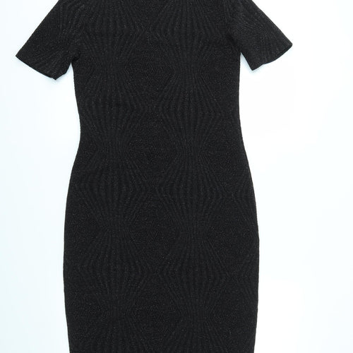Dorothy Perkins Womens Black   Fit & Flare  Size 10