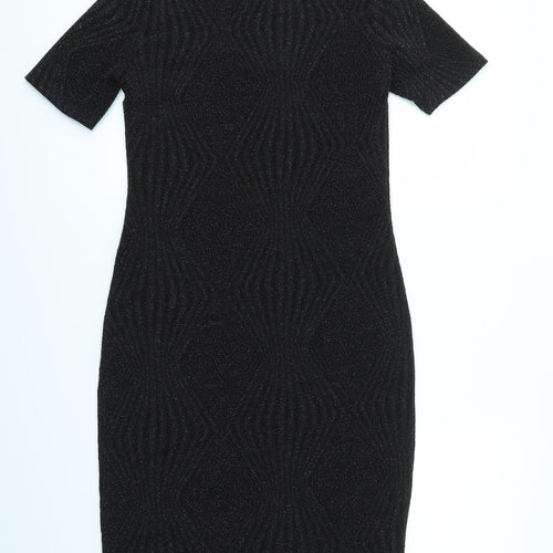 Dorothy Perkins Womens Black   Fit & Flare  Size 10