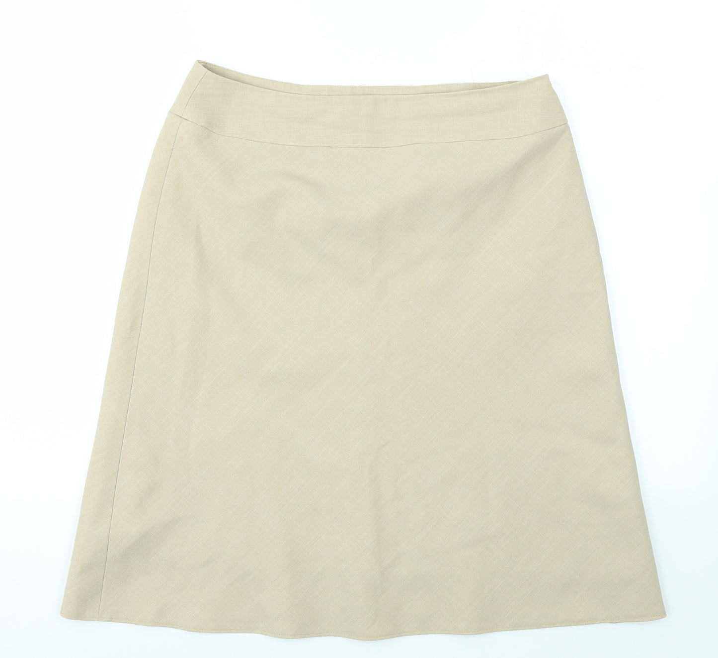 Berkertex Womens Beige   Flare Skirt Size 14