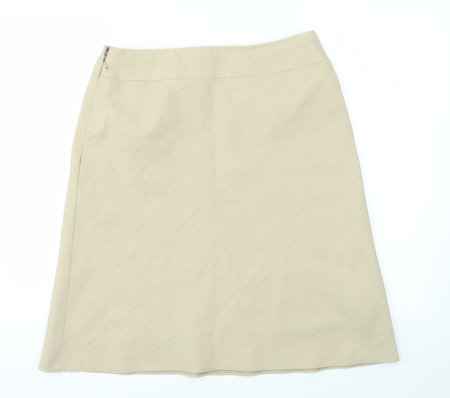 Berkertex Womens Beige   Flare Skirt Size 14
