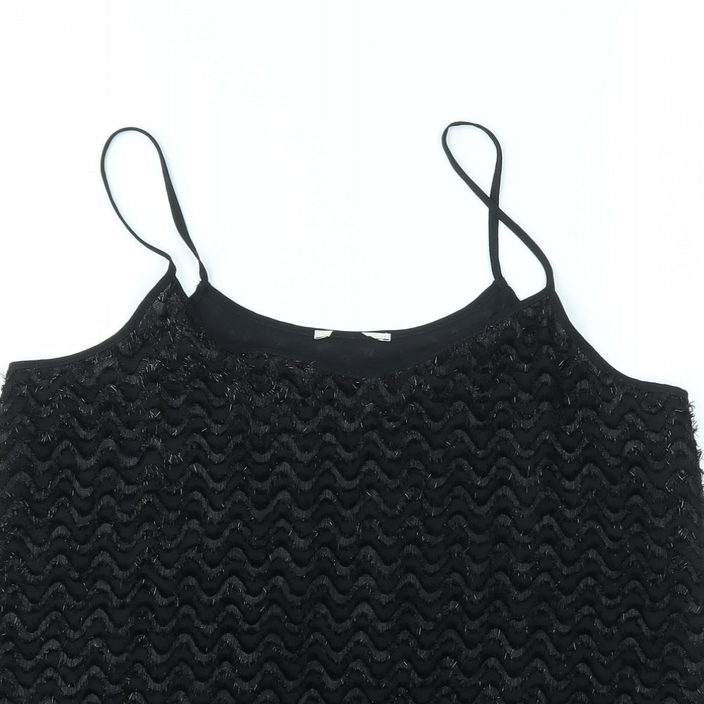 Matalan Womens Black   Basic T-Shirt Size 10