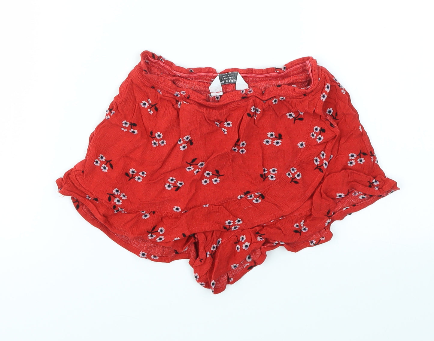 Primark Girls Multicoloured Floral  Cut-Off Shorts Size 8-9 Years
