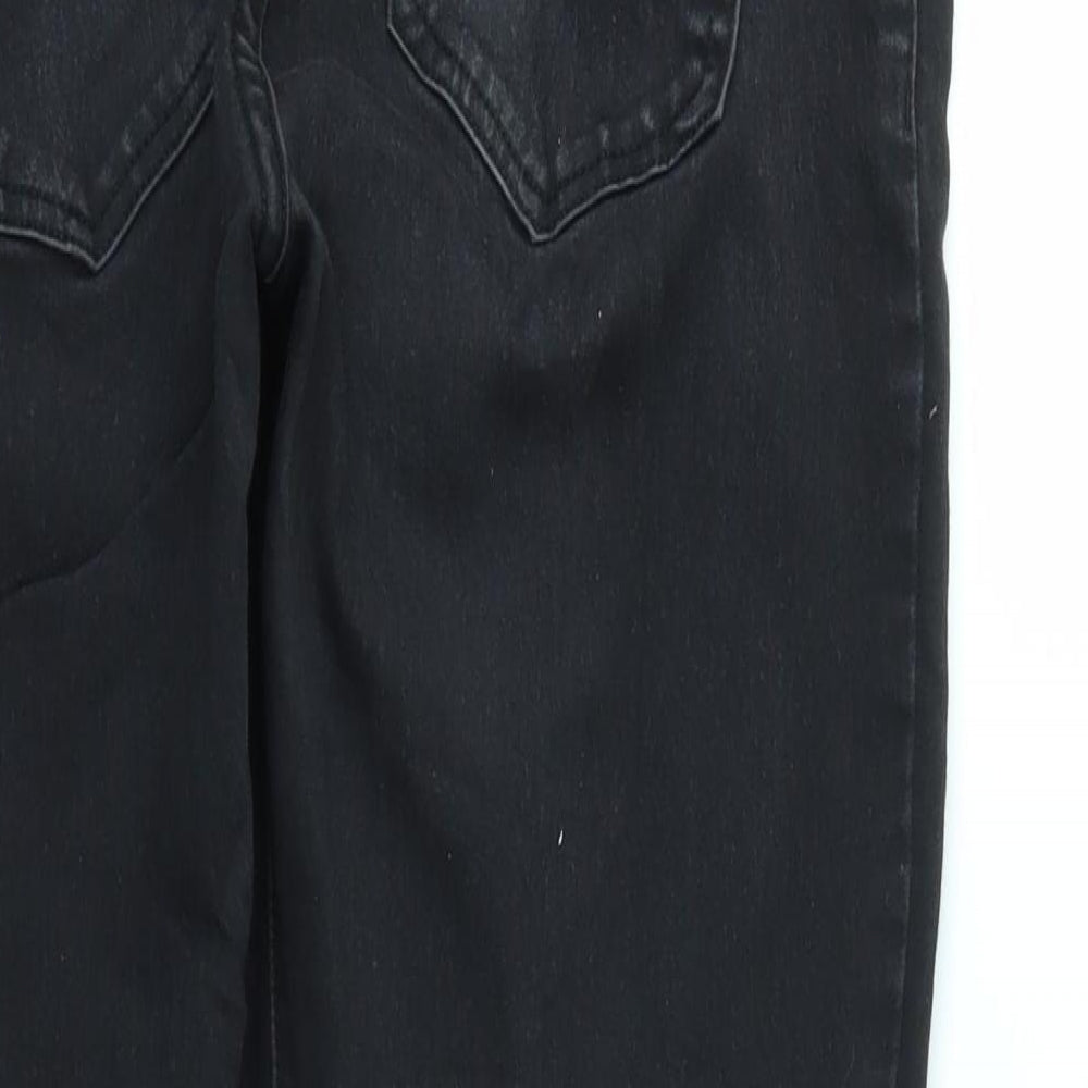 DENIM&CO Womens Black   Mom Jeans Size 18 L27 in