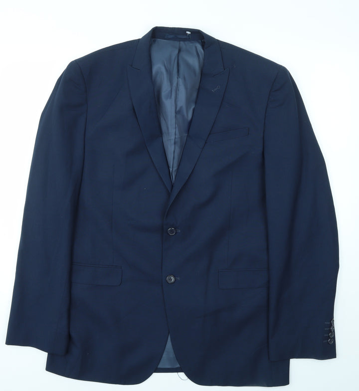 Cedar Wood State Mens Blue   Jacket Blazer Size 42