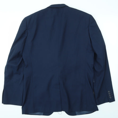 Cedar Wood State Mens Blue   Jacket Blazer Size 42