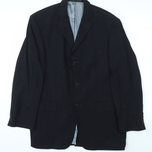 M&S Mens Blue   Jacket Blazer Size 38