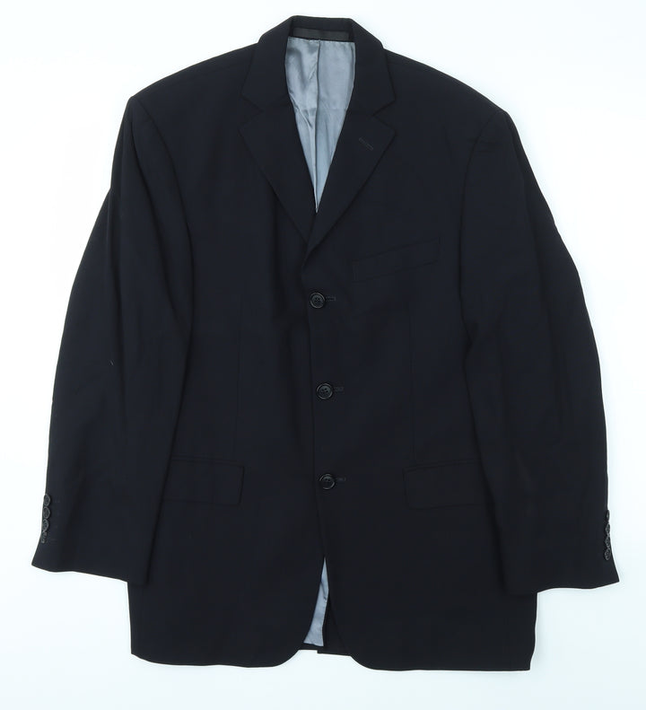 M&S Mens Blue Jacket Blazer Size 38