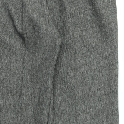 Damart Womens Brown   Trousers  Size 12 L27 in - stretch waistband