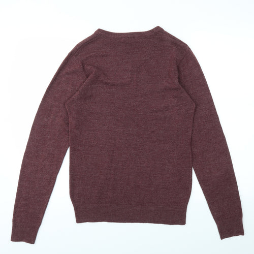 Cedar Wood State Mens Red   Pullover Sweatshirt Size XS