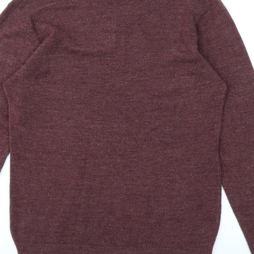 Cedar Wood State Mens Red   Pullover Sweatshirt Size XS