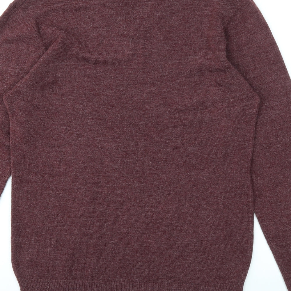 Cedar Wood State Mens Red   Pullover Sweatshirt Size XS