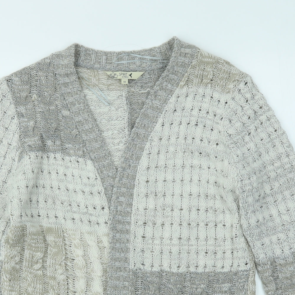 M&Co Womens Multicoloured   Cardigan Jumper Size 10