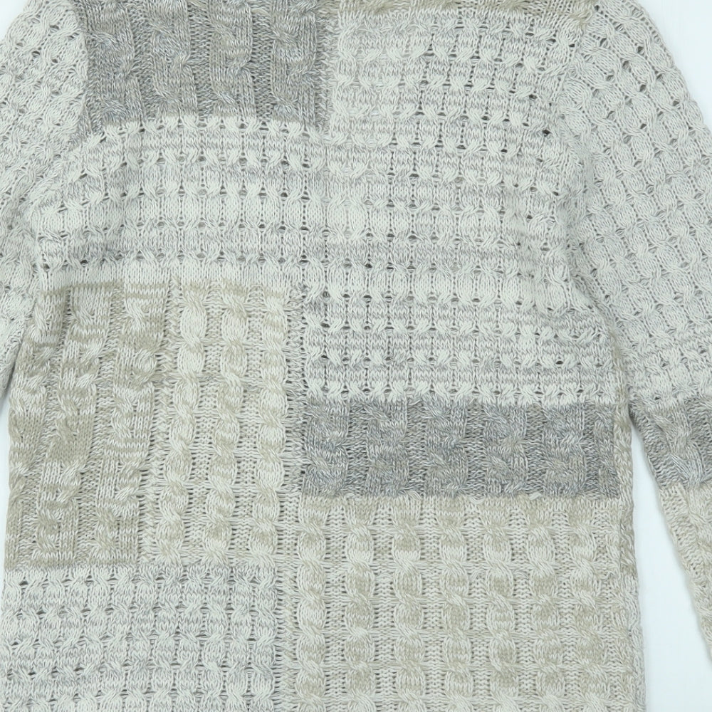 M&Co Womens Multicoloured   Cardigan Jumper Size 10