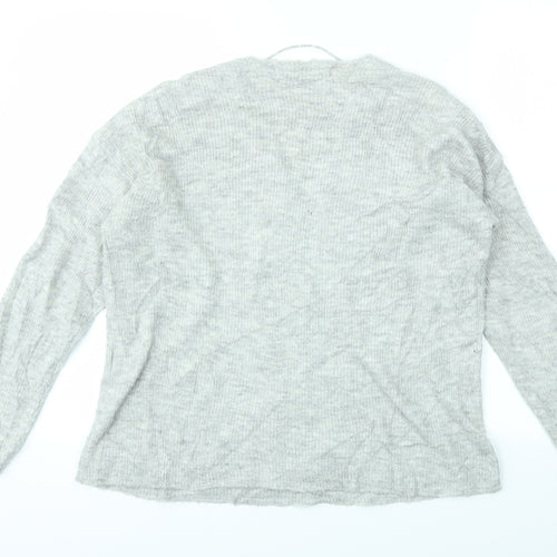 VERO MODA Womens Grey   Pullover Jumper Size S