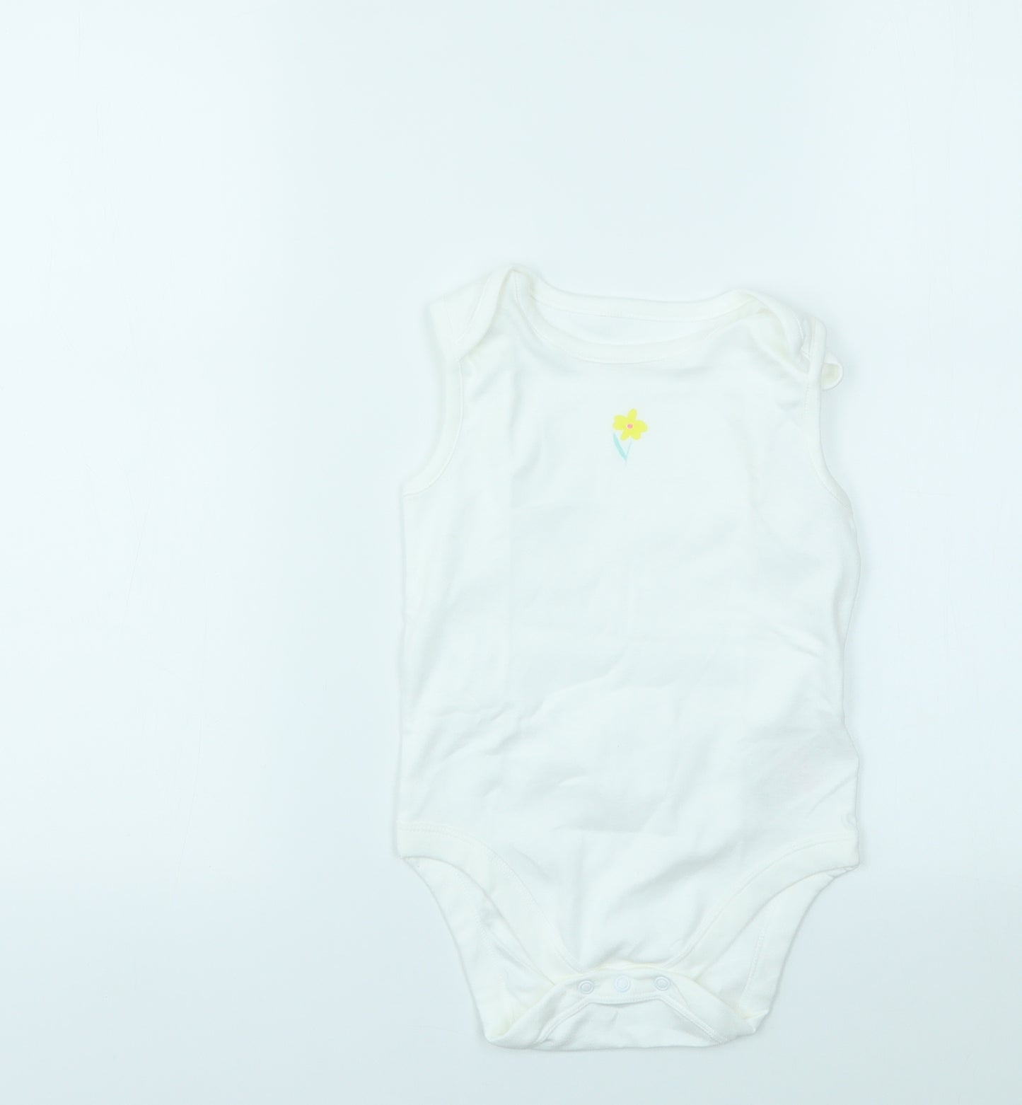 M Girls White   Babygrow One-Piece Size 24 Months