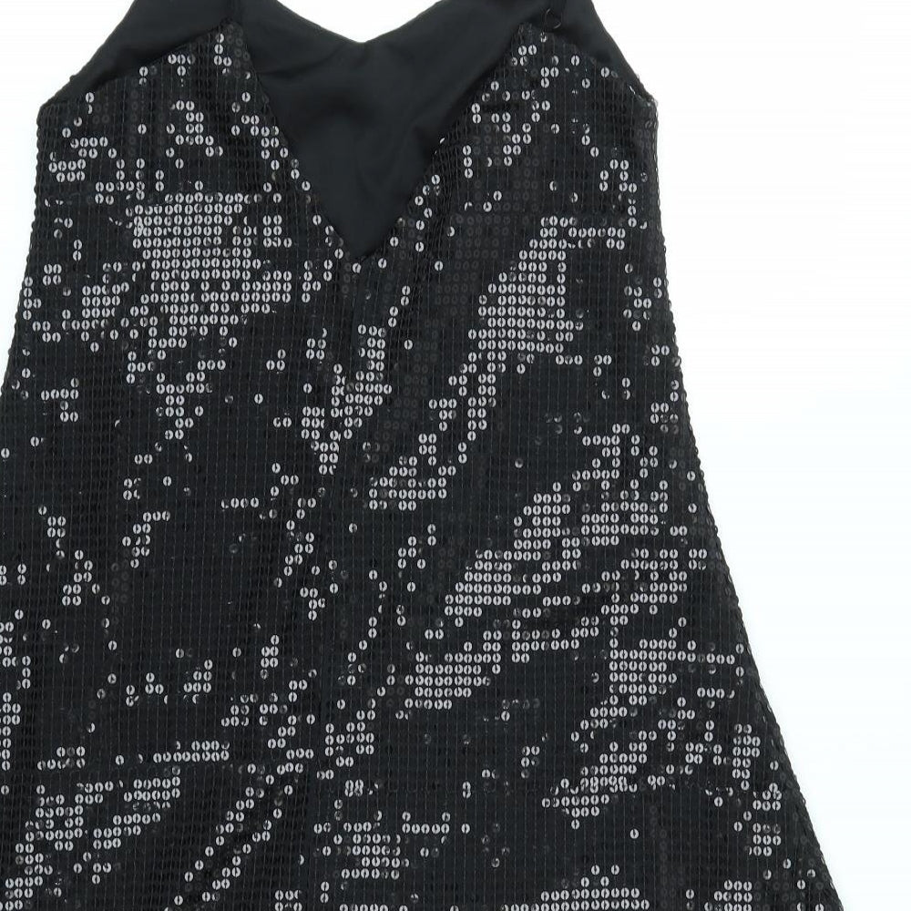Evita Womens Black   Fit & Flare  Size 10