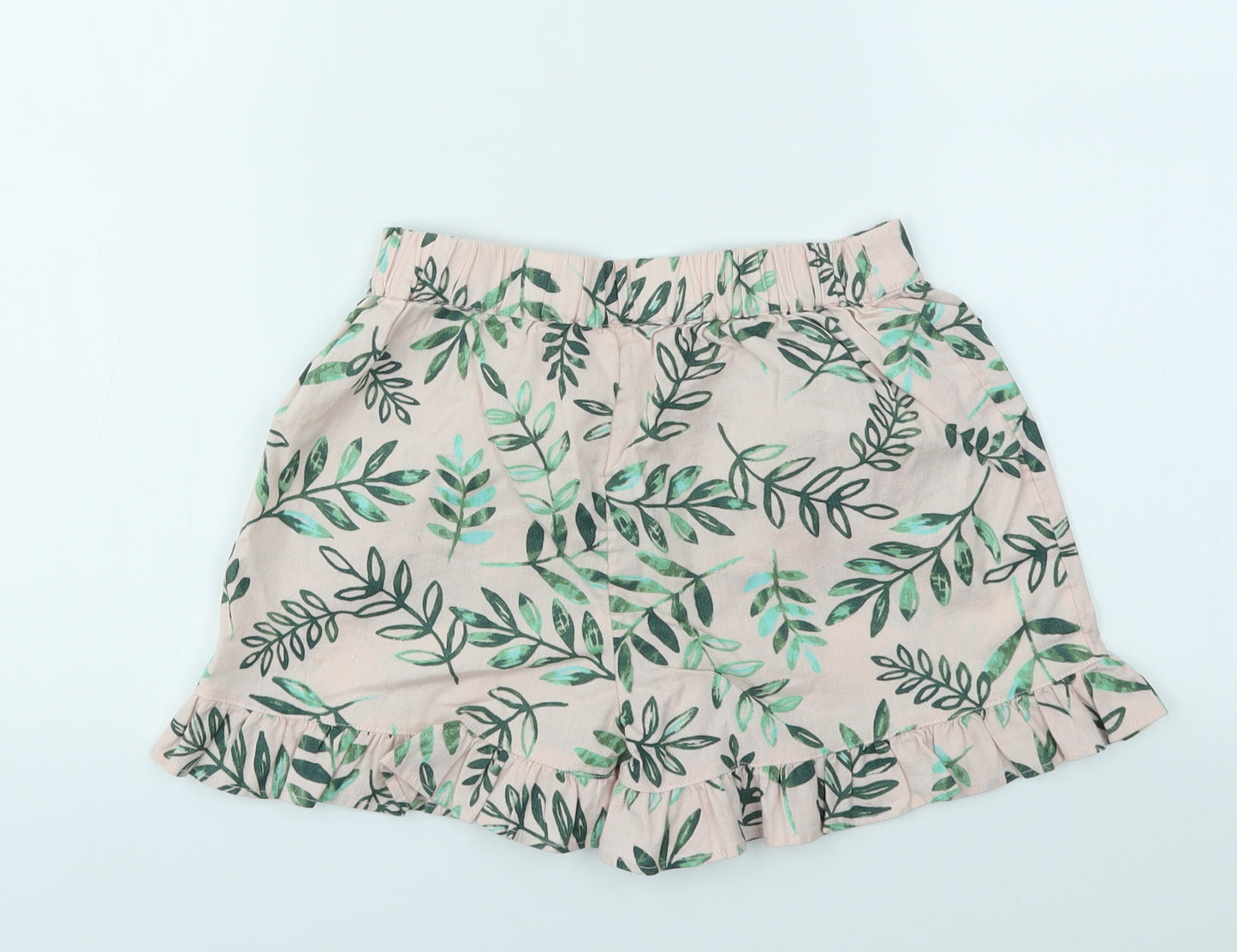 George Girls Multicoloured Floral  Cut-Off Shorts Size 6-7 Years