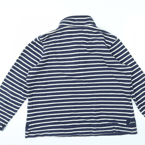 JOUELS Womens Blue Striped  Pullover Jumper Size 16