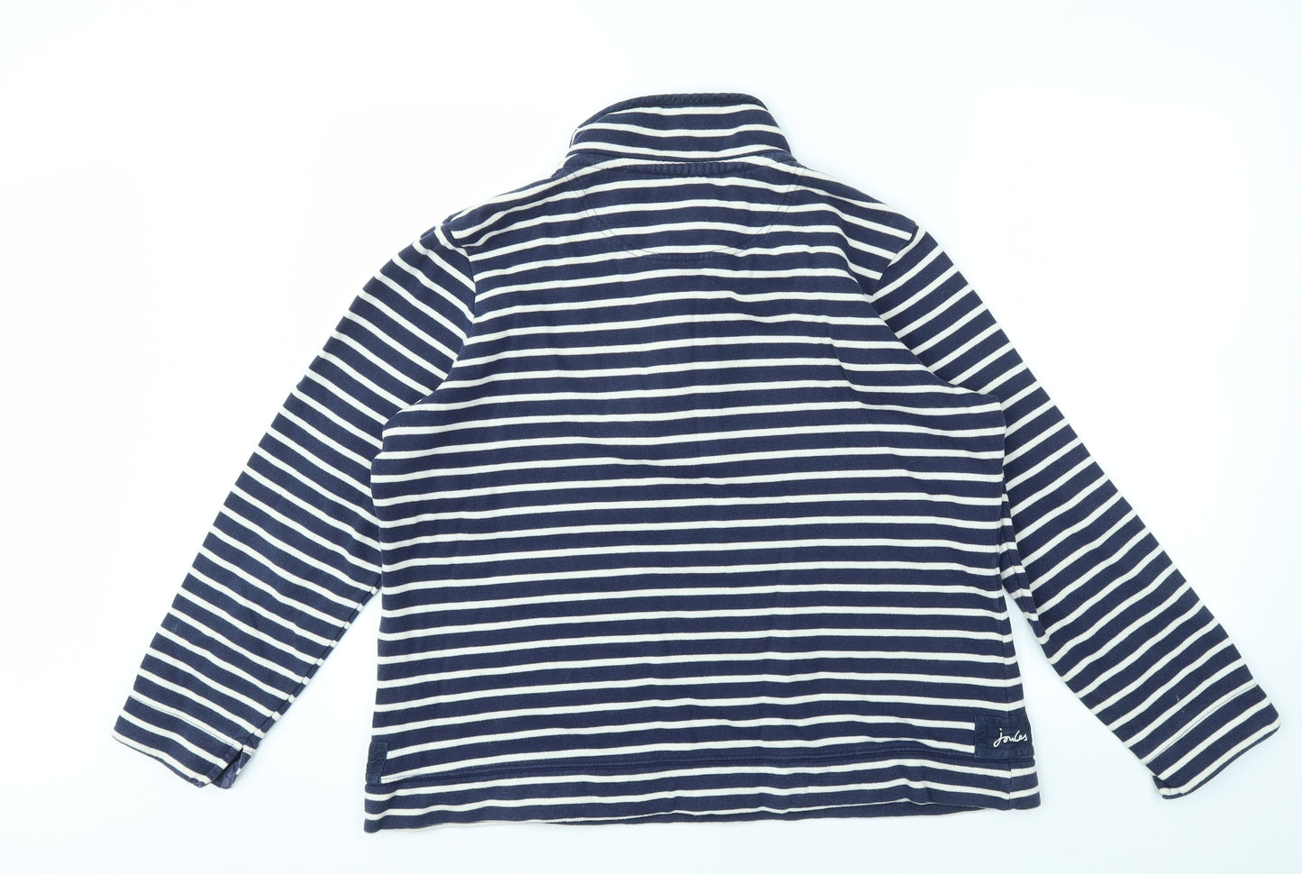 JOUELS Womens Blue Striped  Pullover Jumper Size 16