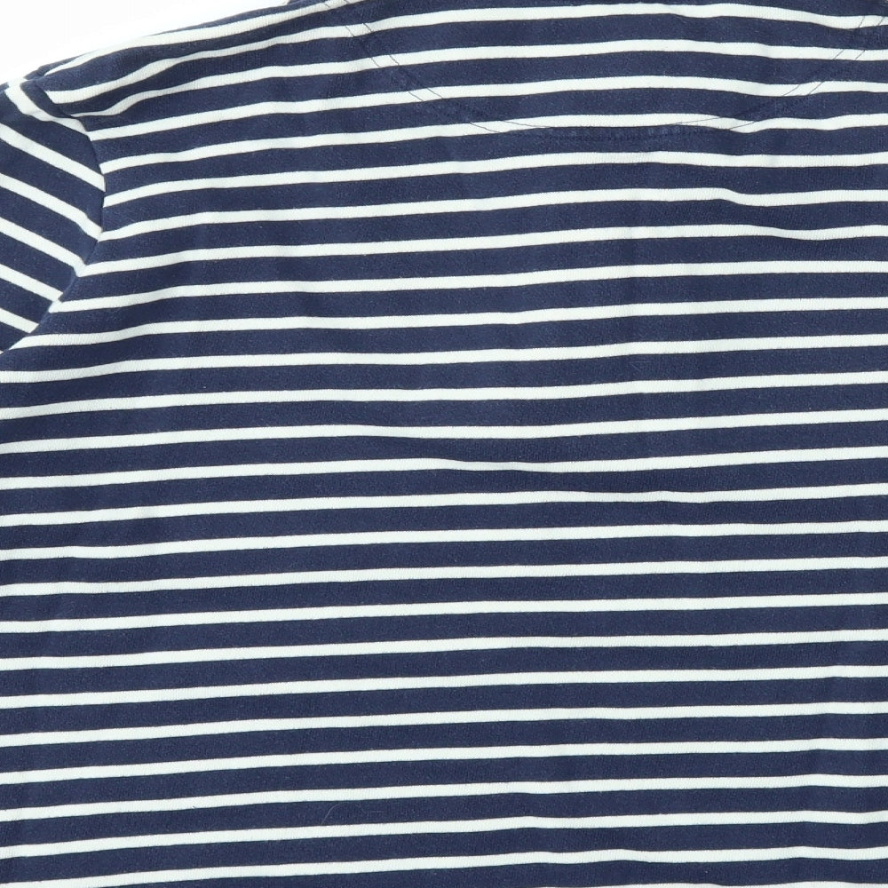 JOUELS Womens Blue Striped  Pullover Jumper Size 16