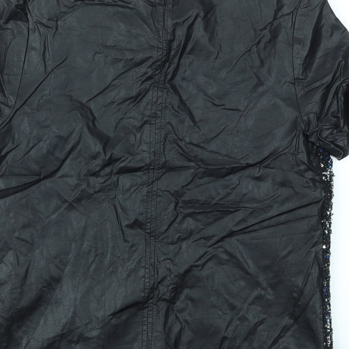 M&S Womens Black   Basic T-Shirt Size 10